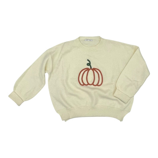 Sweater By Clothes Mentor In Cream, Size:L