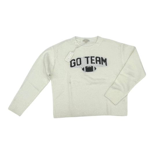 Sweater By Simply Southern In Cream, Size:M