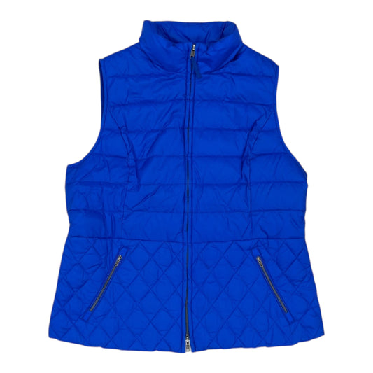 Vest Puffer & Quilted By Talbots In Blue, Size:22Womens