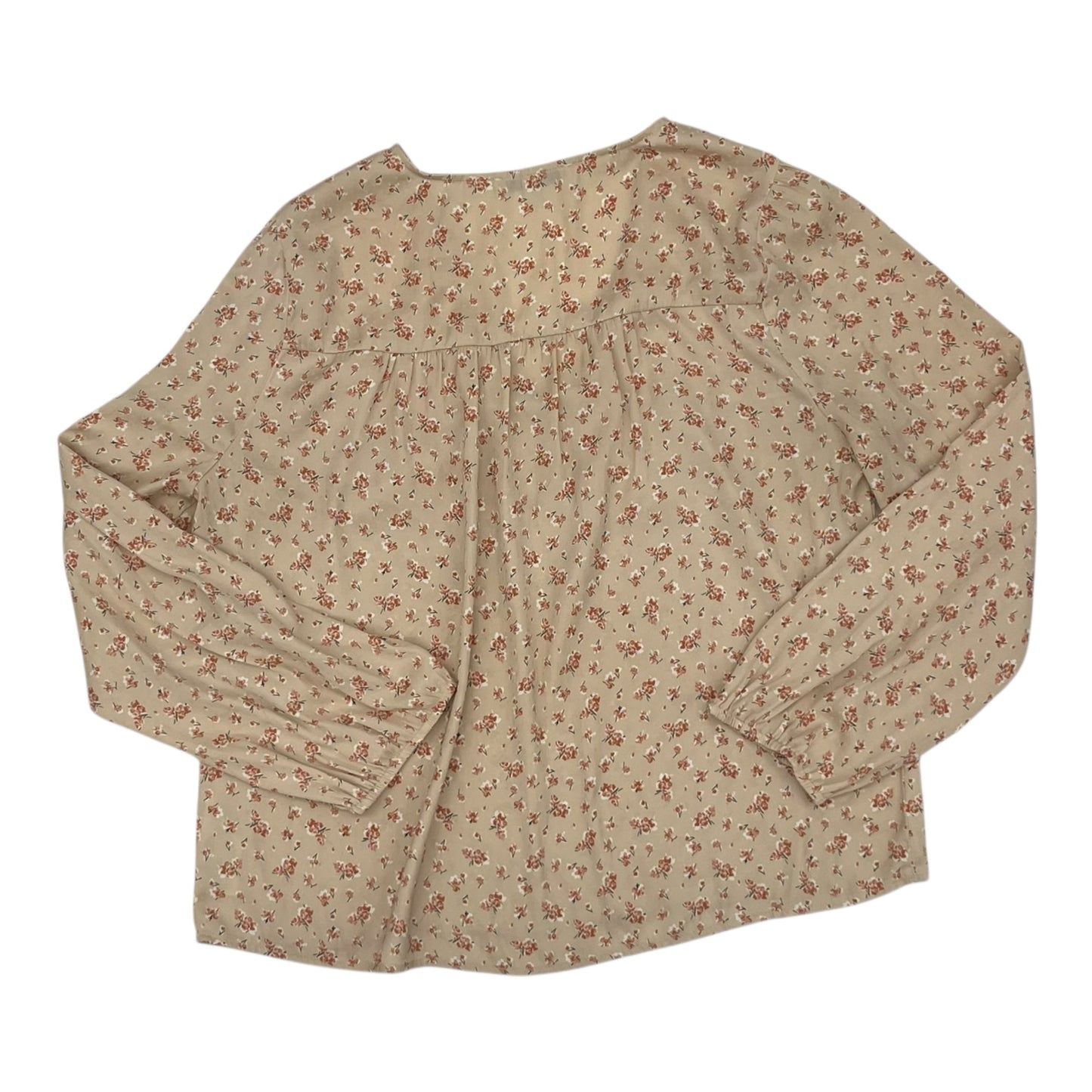 Blouse Ls By Madewell In Floral Print, Size:L