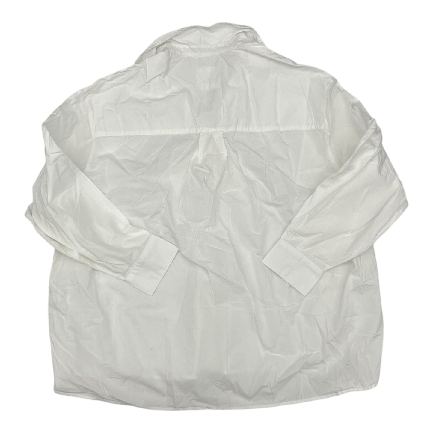 Blouse Ls By Aerie In White, Size:M