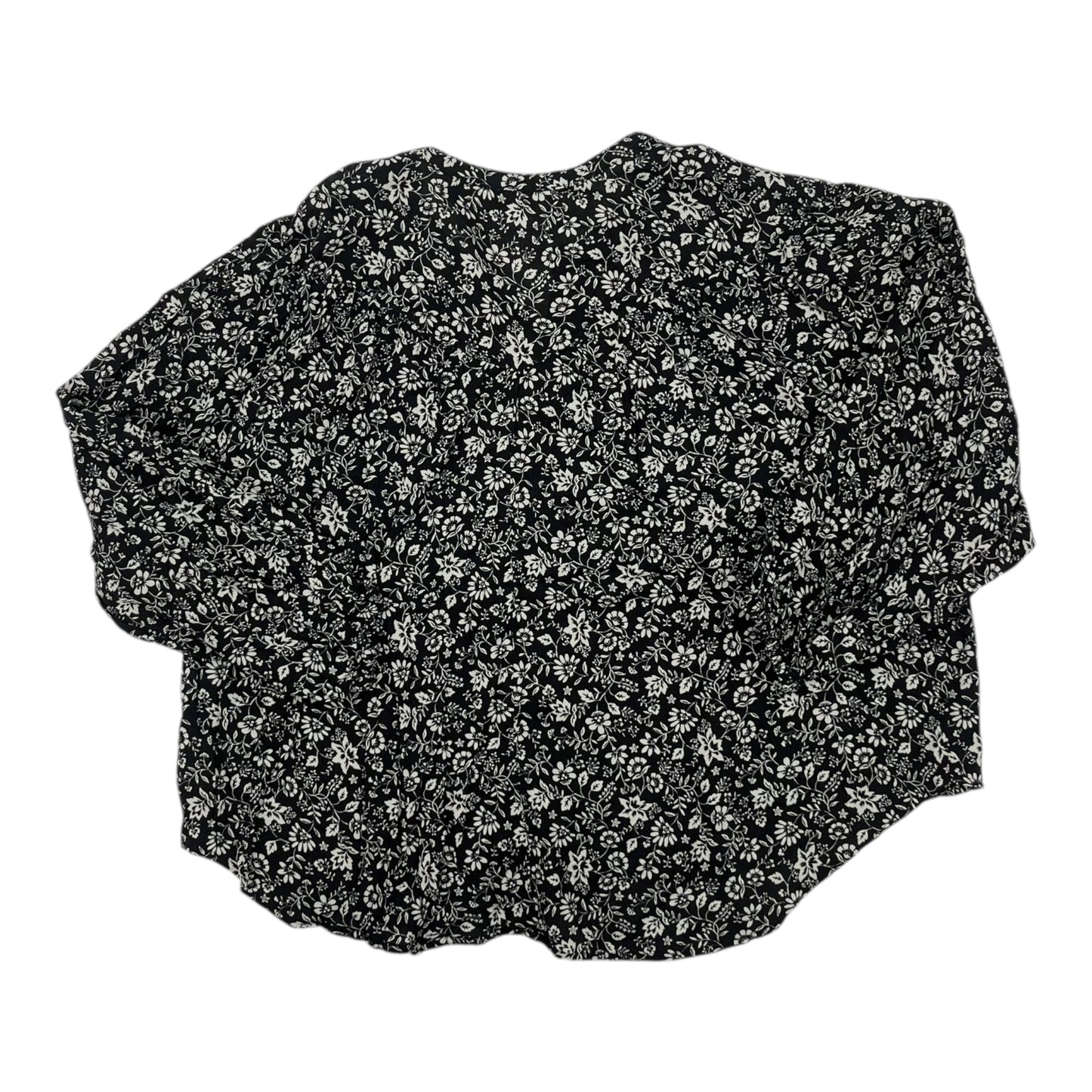 Blouse Ls By Old Navy In Floral Print, Size:Xl