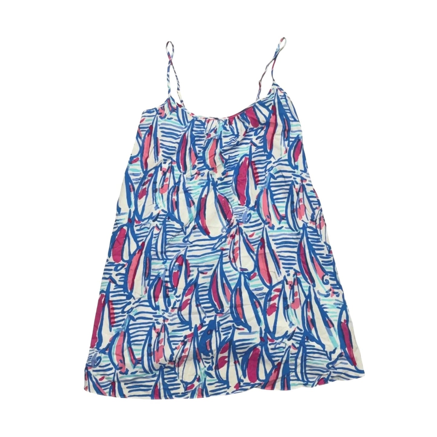Dress Designer By Lilly Pulitzer In Blue & Pink, Size: Xs