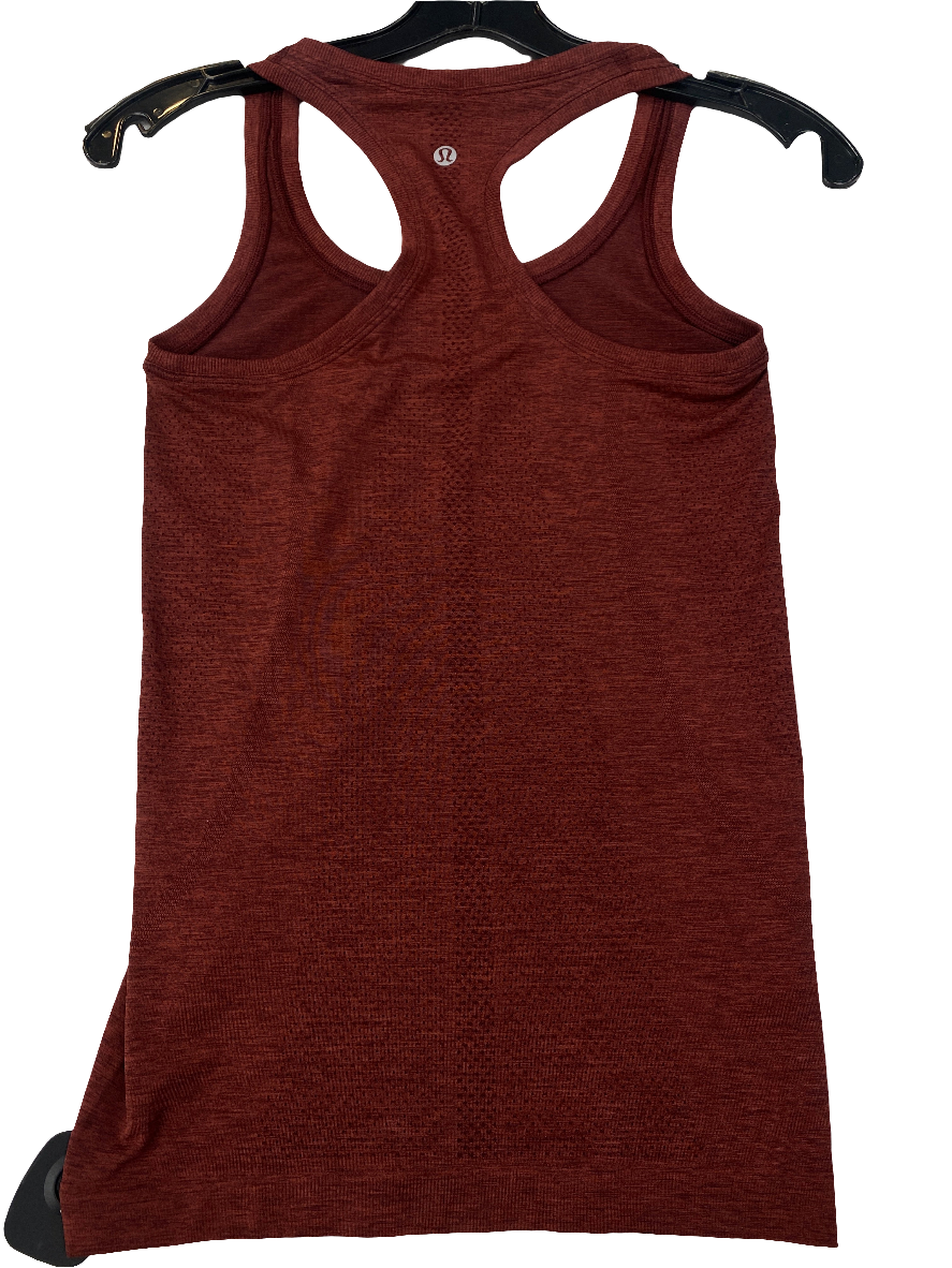 Athletic Tank Top By Lululemon In Red, Size: 2