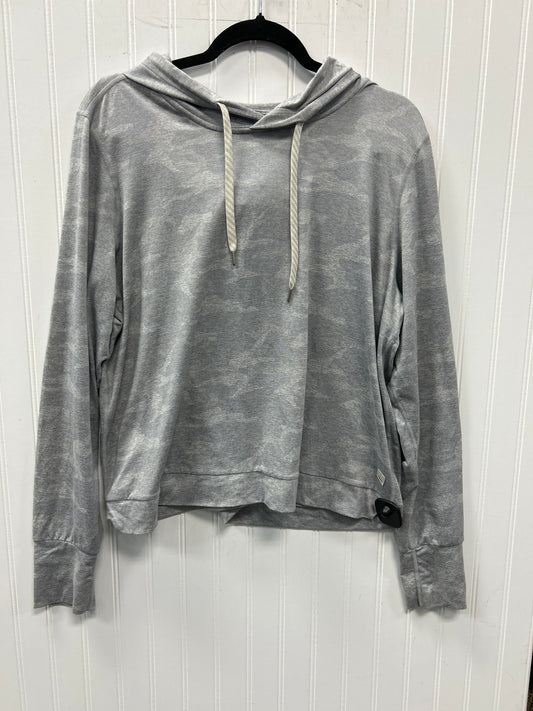 Athletic Top Ls Hoodie By Vuori In Grey, Size:Xl