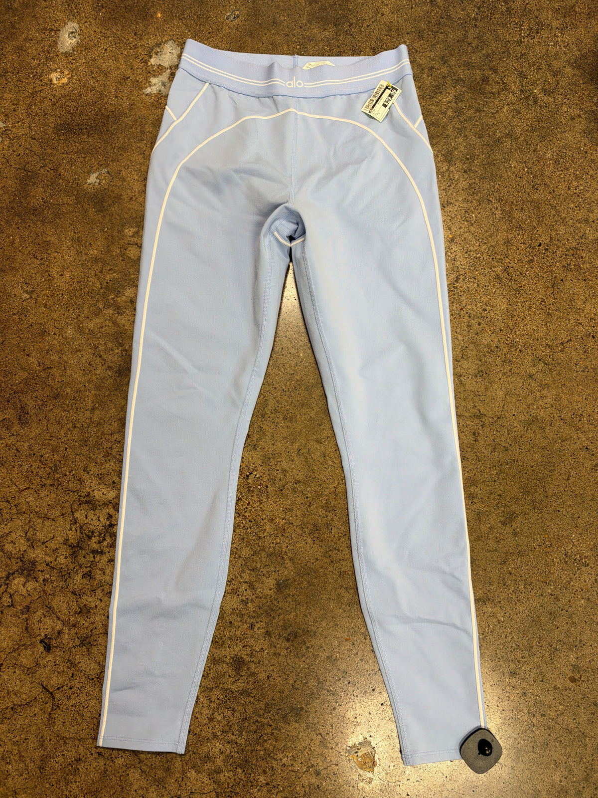 Athletic Leggings By Alo In Blue, Size:L