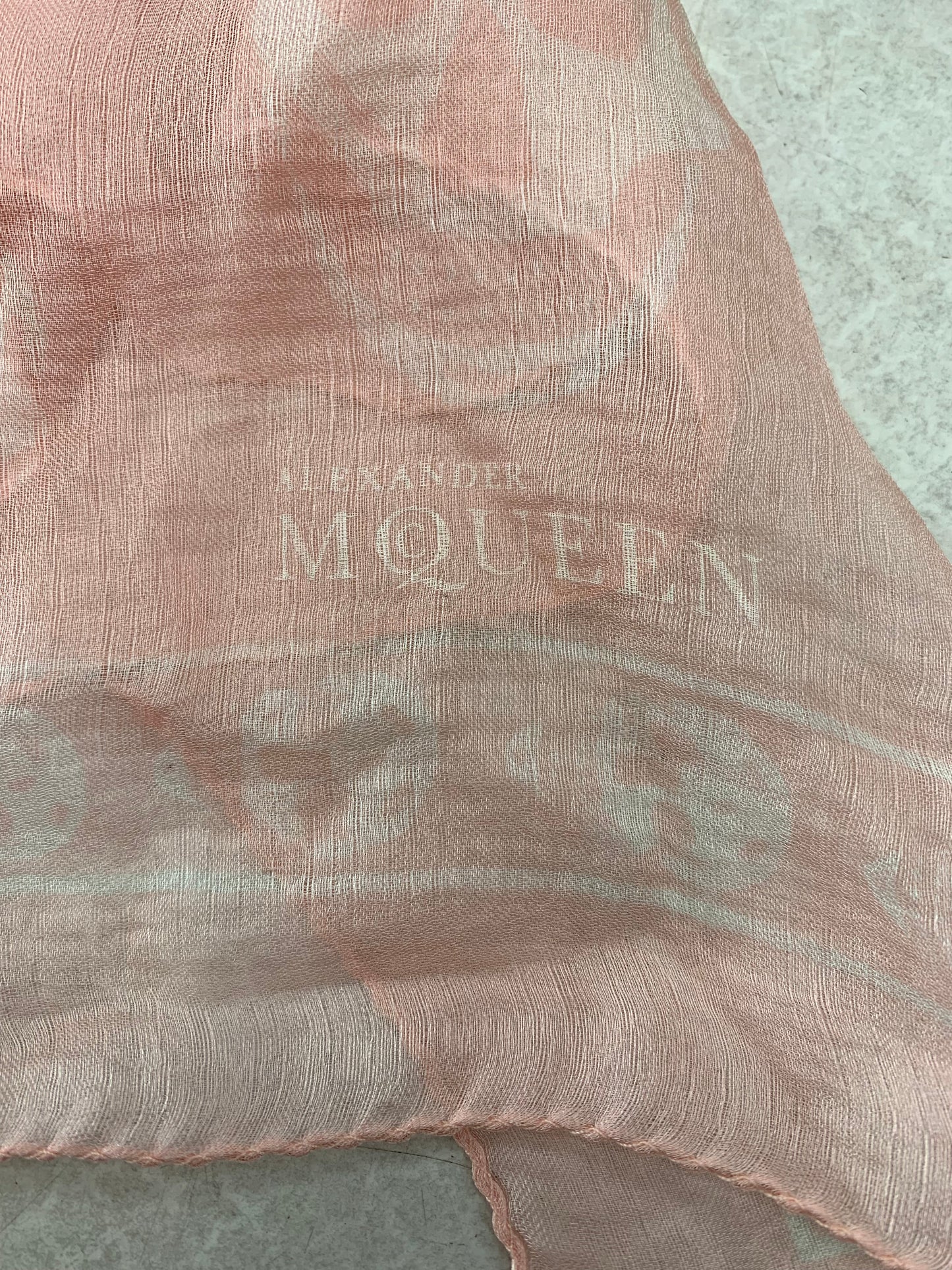 Price Reduced Scarf Luxury Designer By Alexander Mcqueen