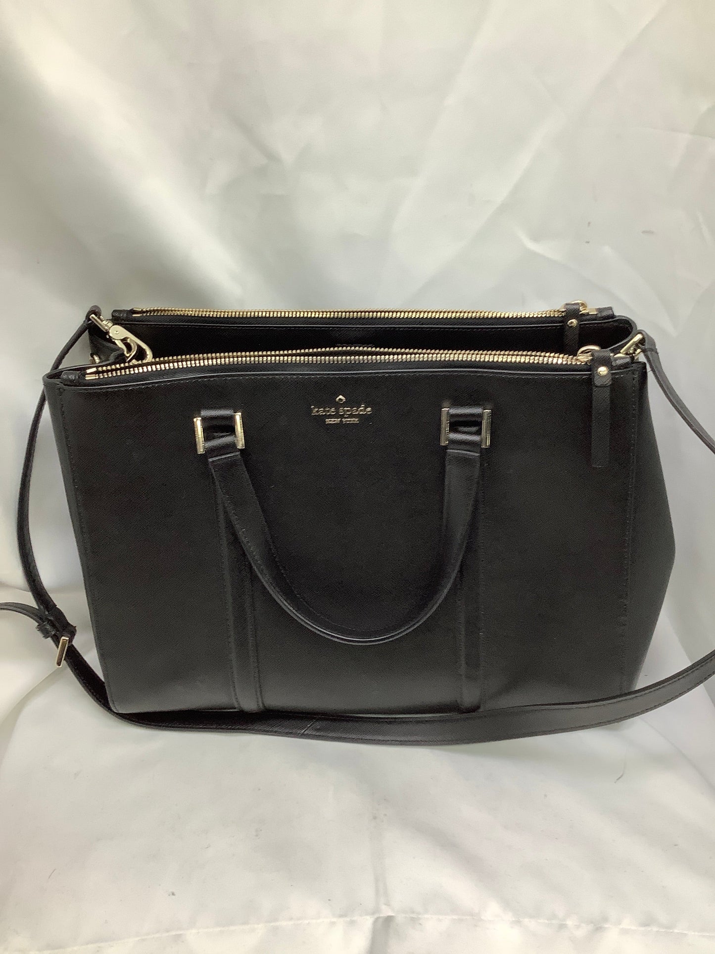 Handbag Designer By Kate Spade In Black, Size:Large