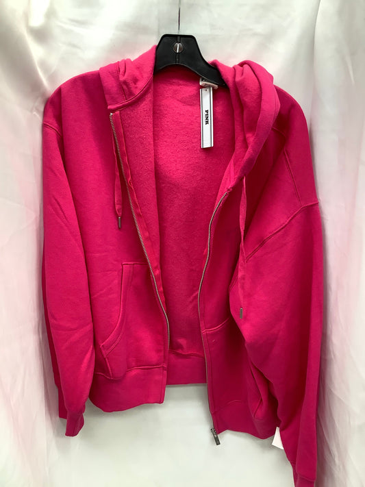 Jacket Fleece By Victorias Secret In Pink, Size:M