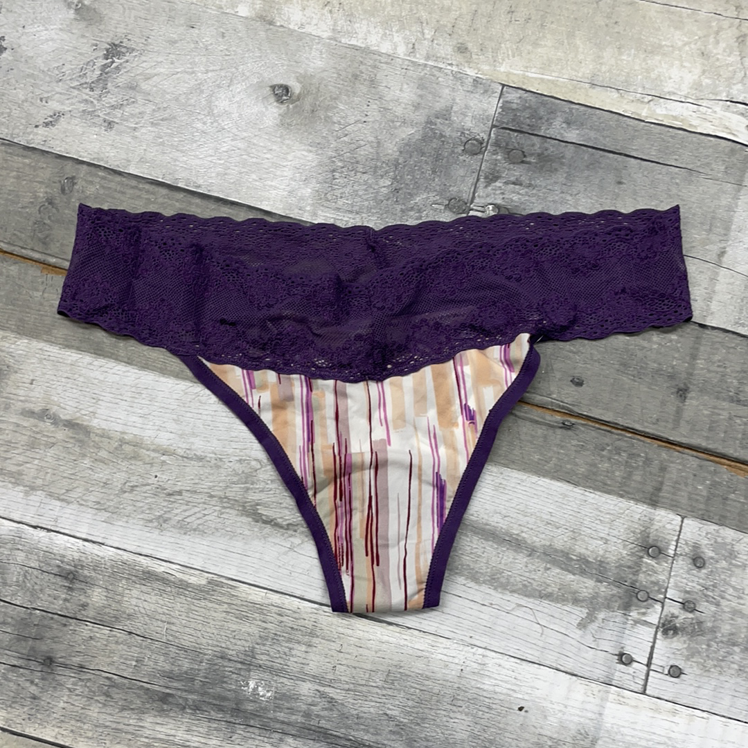 Natori Thong Purple One Size New