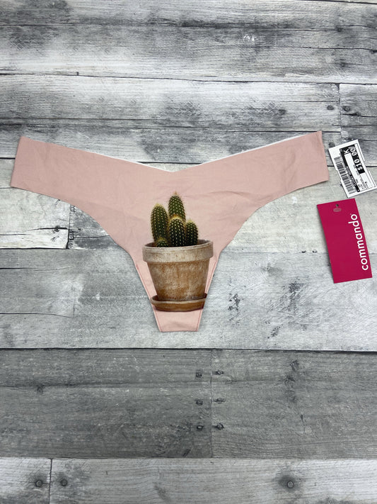 Commando Thong Pink Size M New