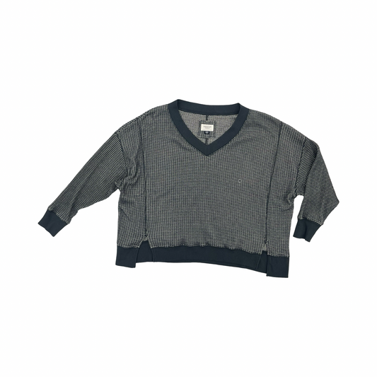 Top Ls By American Eagle In Blue & Cream, Size:M