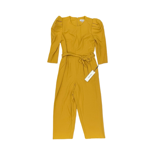 Jumpsuit By Calvin Klein In Yellow, Size:4