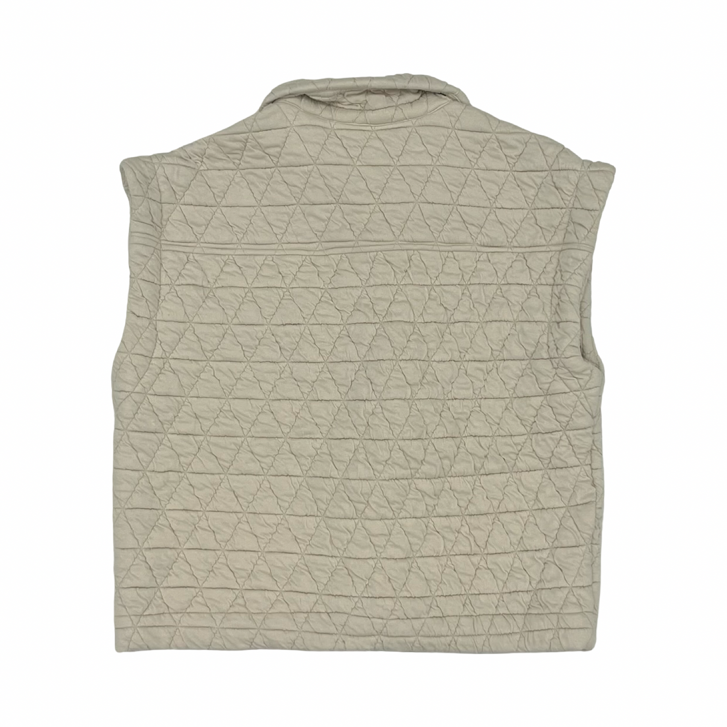 Vest Puffer & Quilted By Doe & Rae In Tan, Size:S