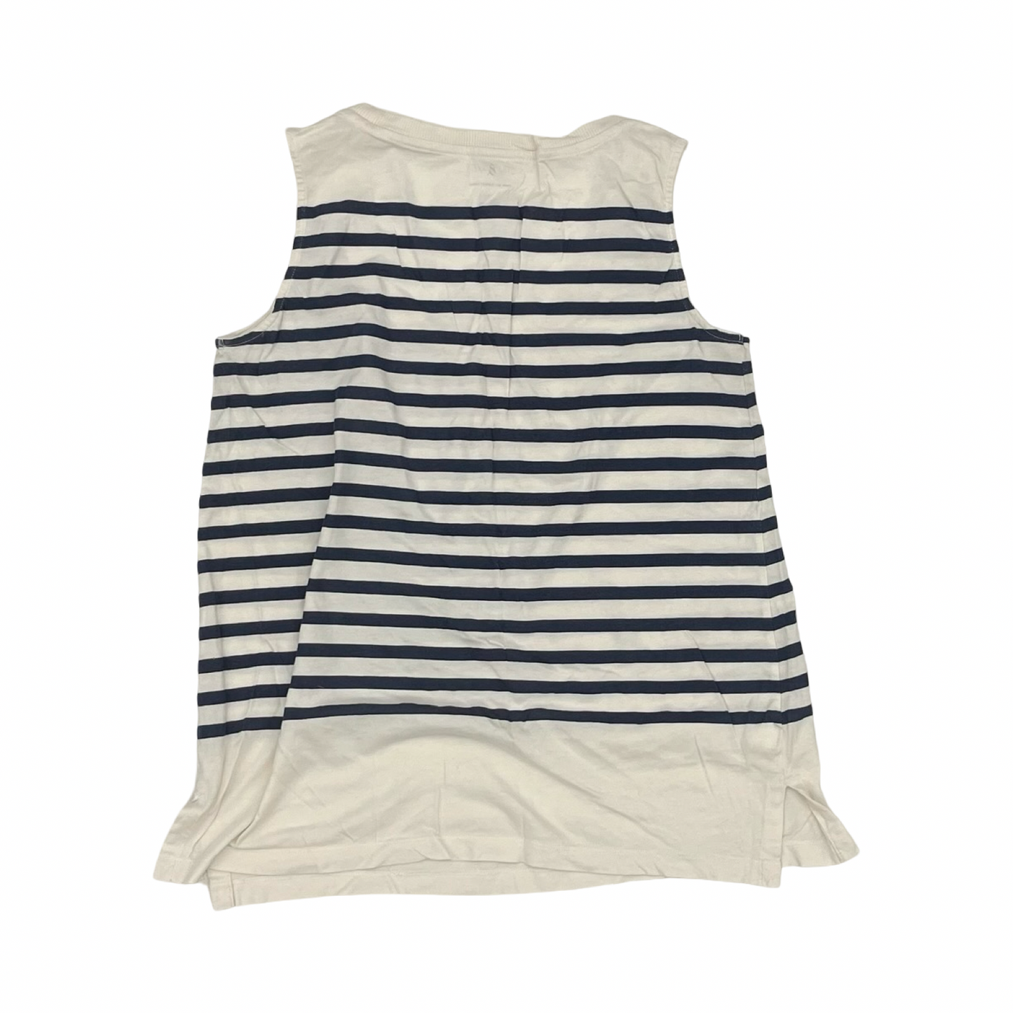 Top Sleeveless By Lou And Grey In Blue & White, Size:S