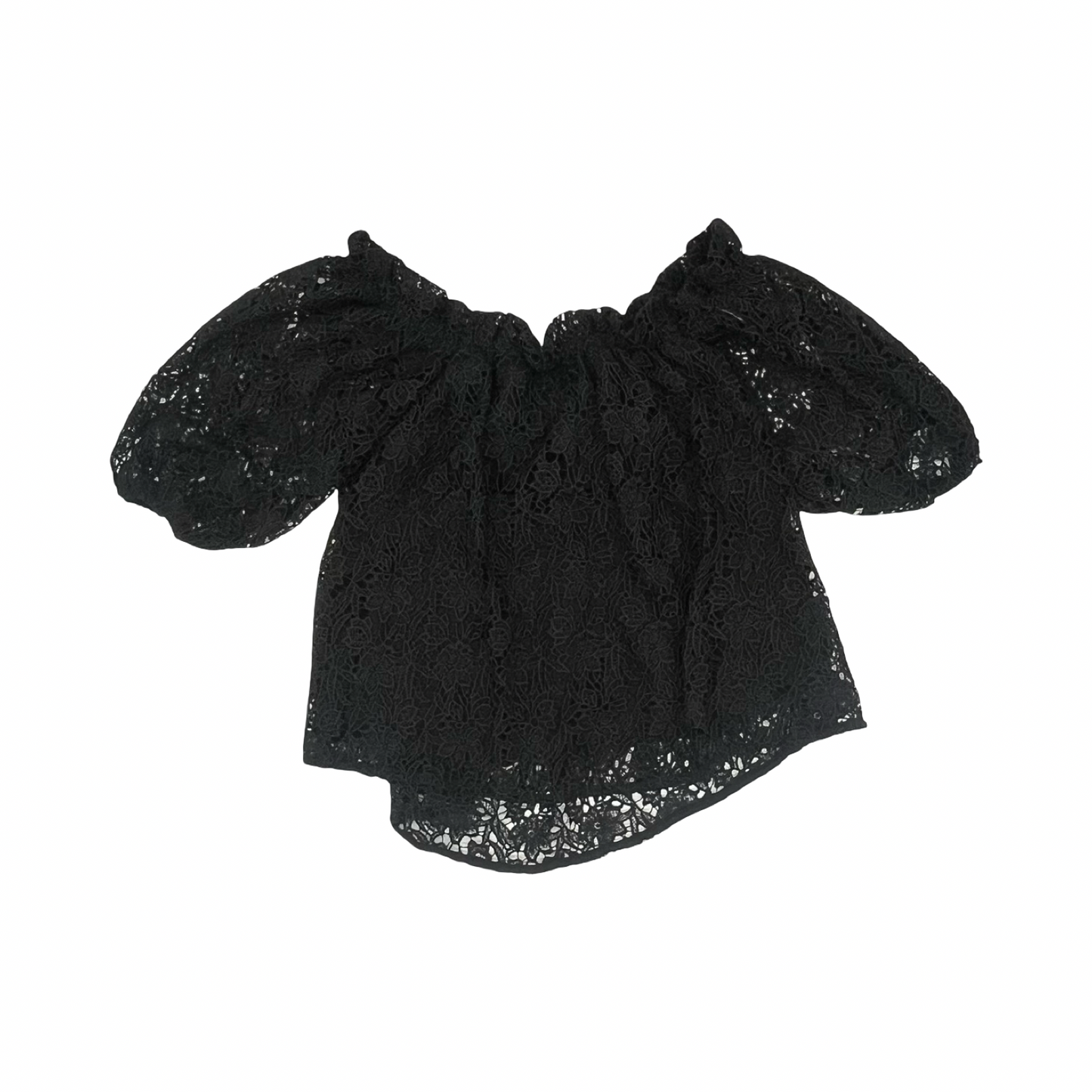 Blouse Ss By Maeve In Black, Size:S