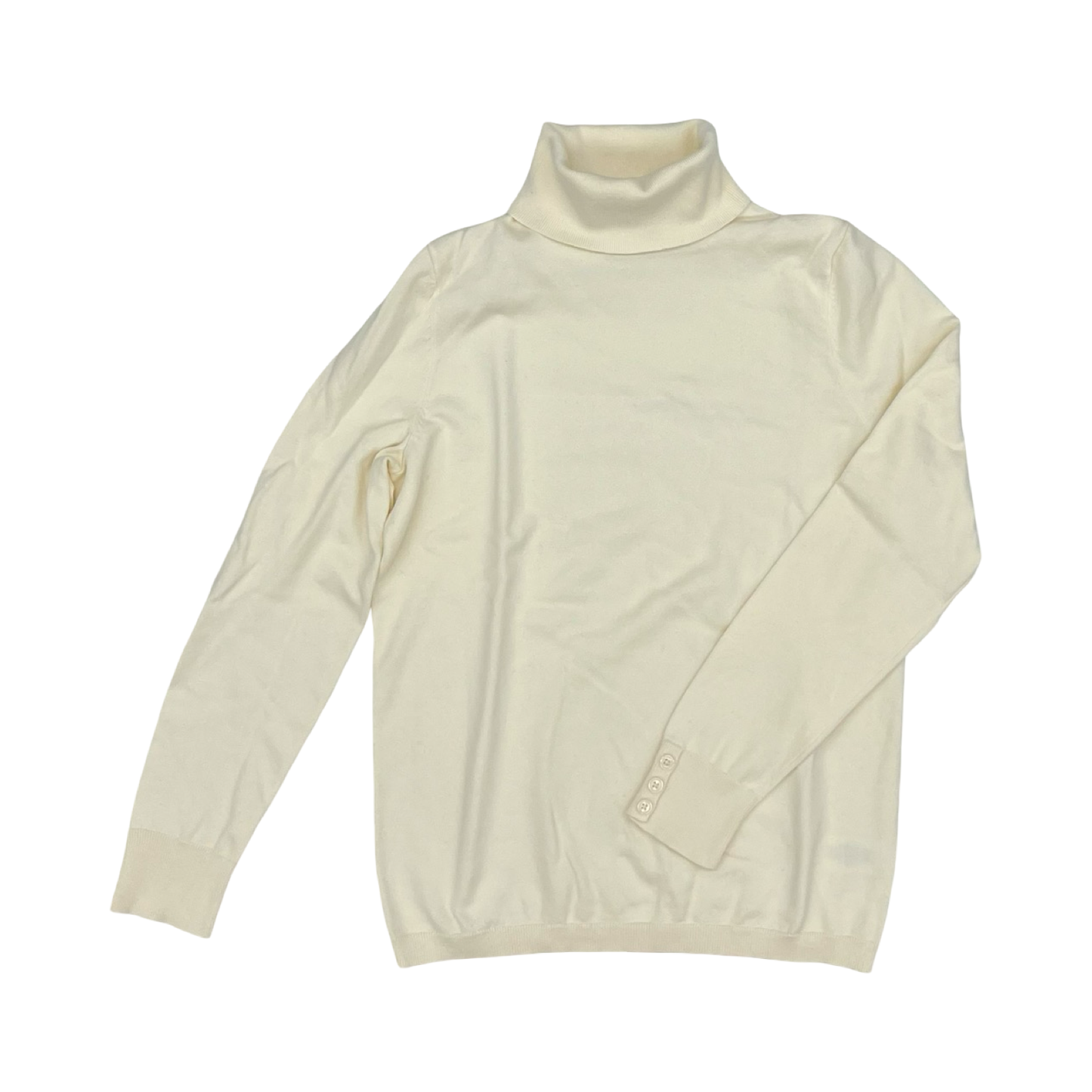 Sweater By Talbots In Cream, Size:Mp