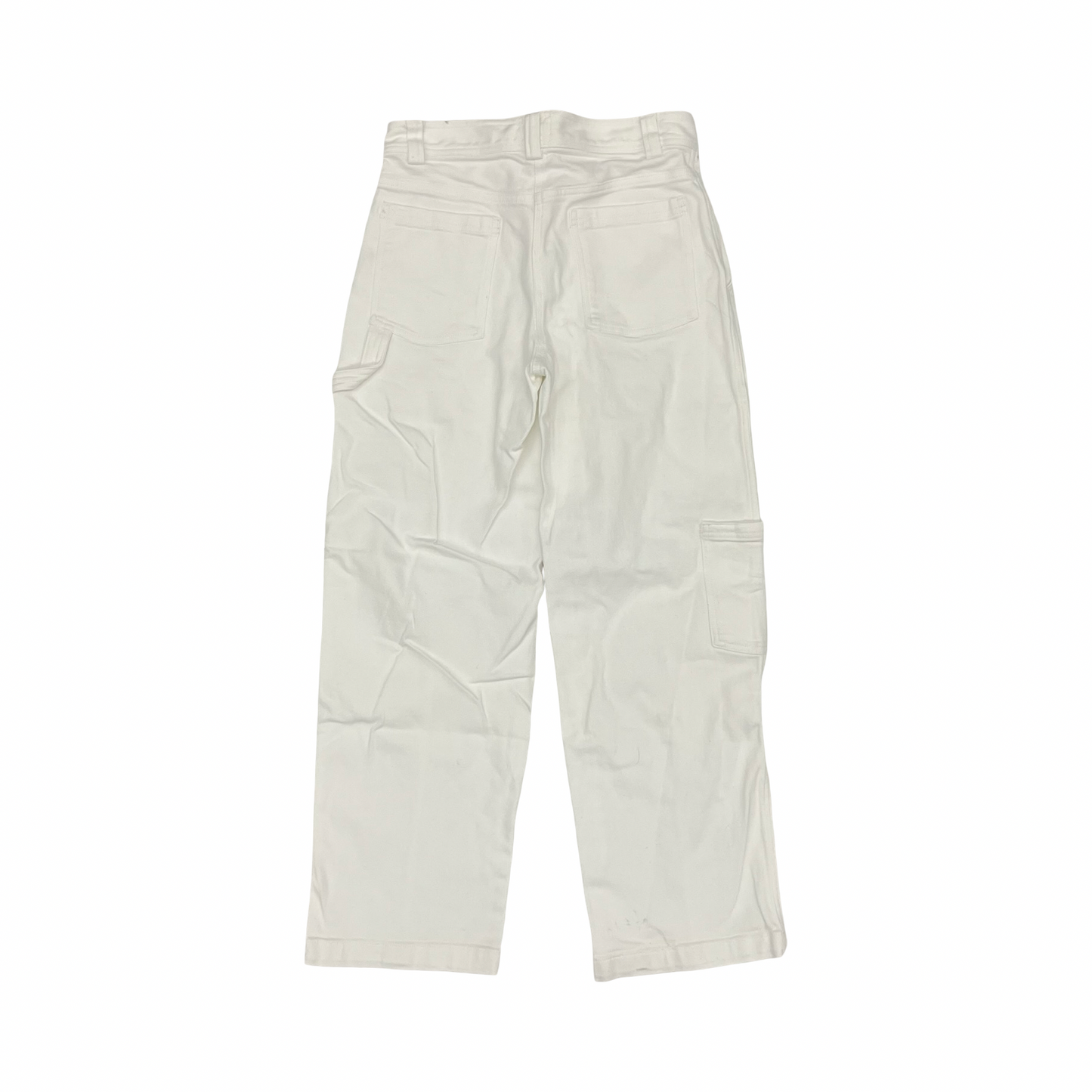 Jeans Straight By Sunday Best In White Denim, Size:6