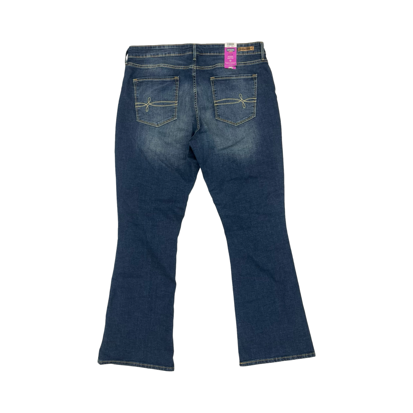 Jeans Boot Cut By Denizen By Levis In Blue Denim, Size:18