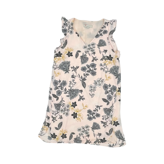Dress Party Short By Loft In Floral Print, Size:12P