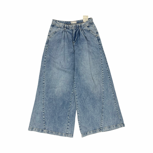 Jeans Wide Leg By We The Free In Blue Denim, Size:10