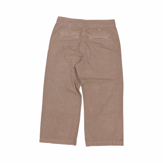 Jeans Wide Leg By American Eagle In Brown Denim, Size:14