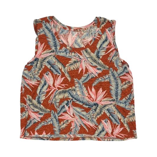 Tank Top By Loft In Blue & Orange, Size:Xl