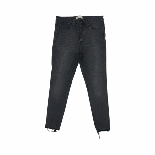 Jeans Skinny By Madewell In Black Denim, Size:10