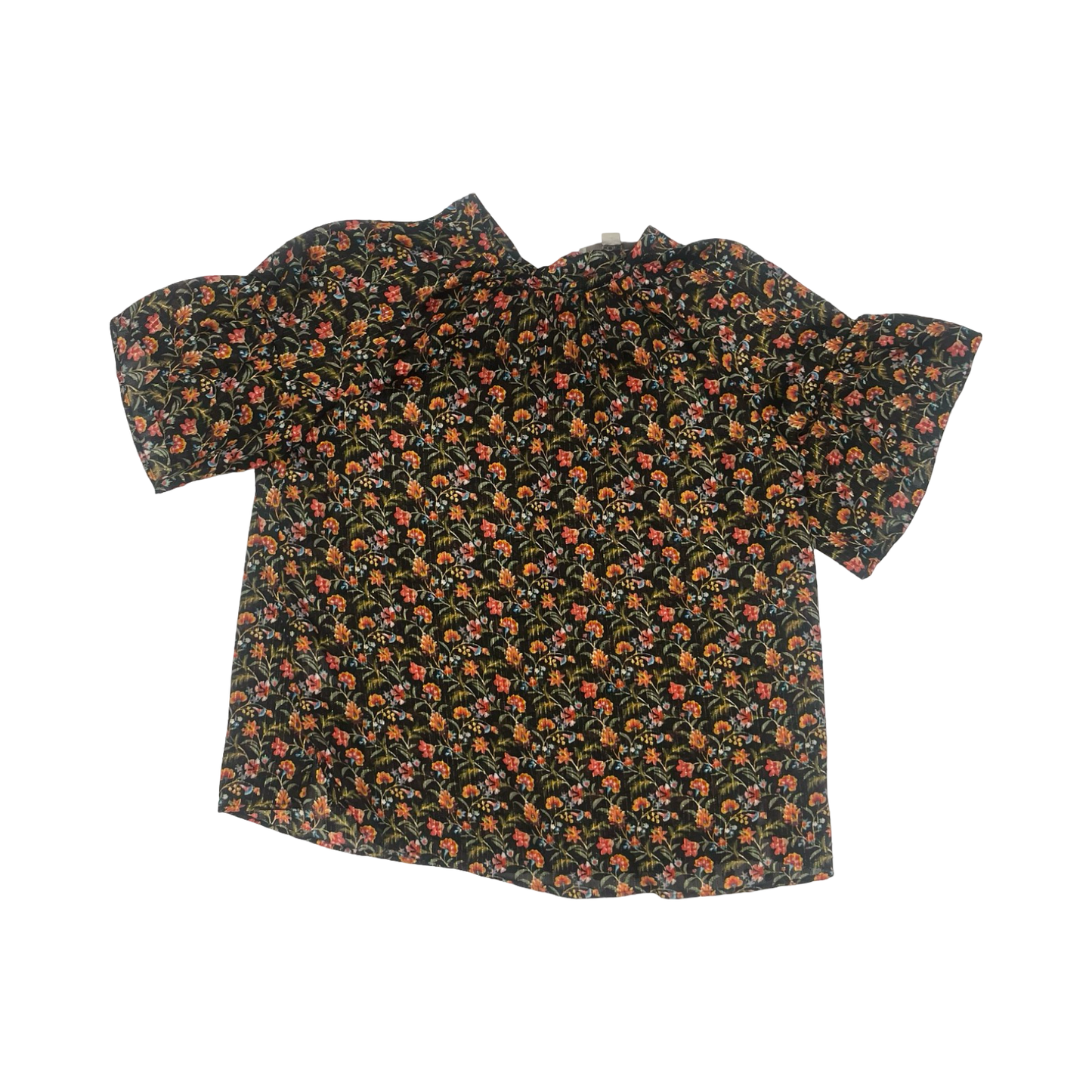 Blouse Ss By Loft In Black, Size:M