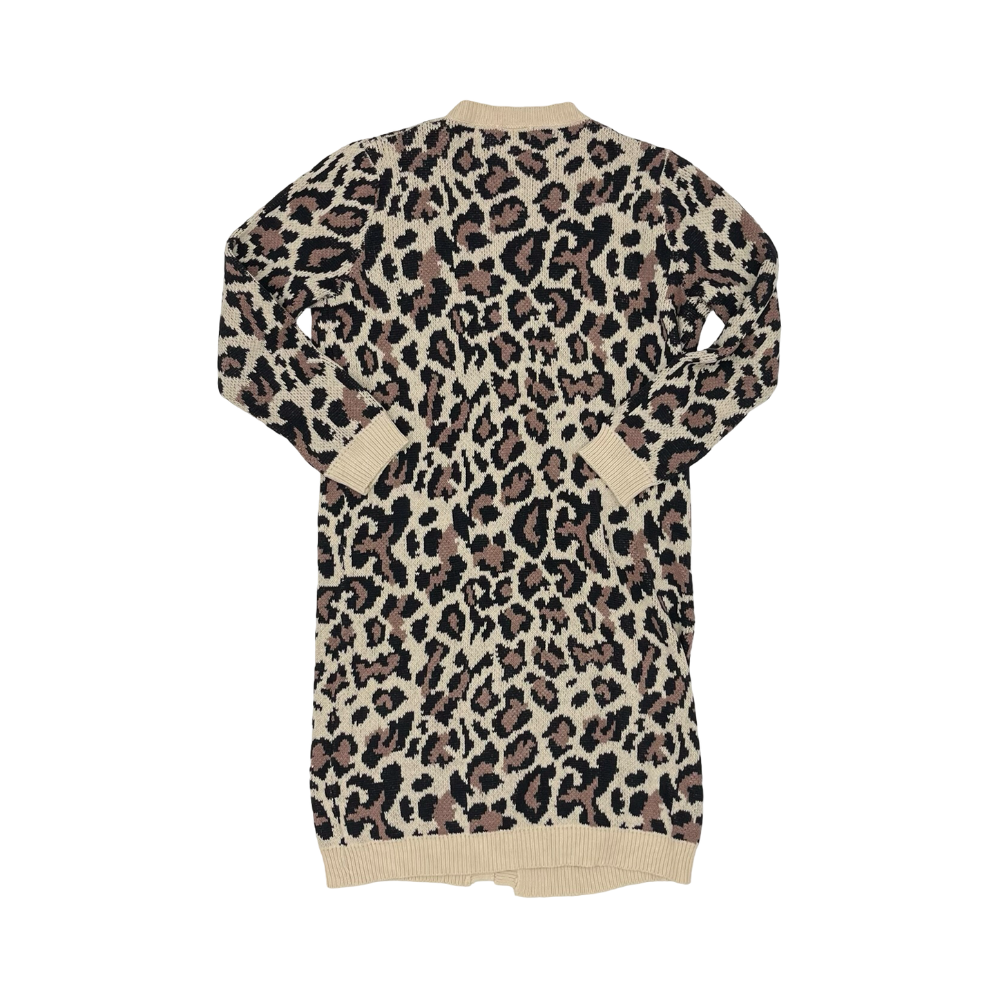 Sweater Cardigan By Umgee In Animal Print, Size:S