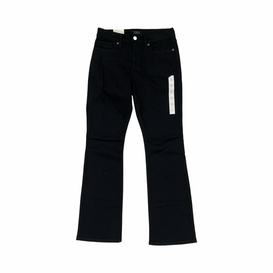 Jeans Boot Cut By Banana Republic In Black Denim, Size:6