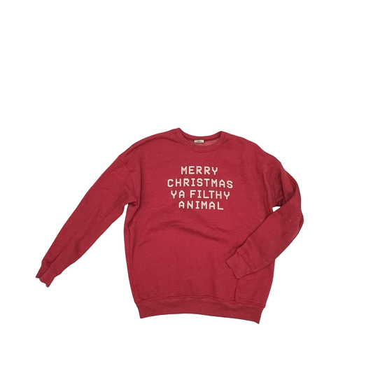 Sweatshirt Crewneck By Clothes Mentor In Red, Size:L