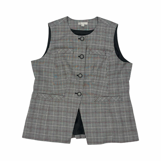 Vest Other By Cato In Plaid Pattern, Size:Xl