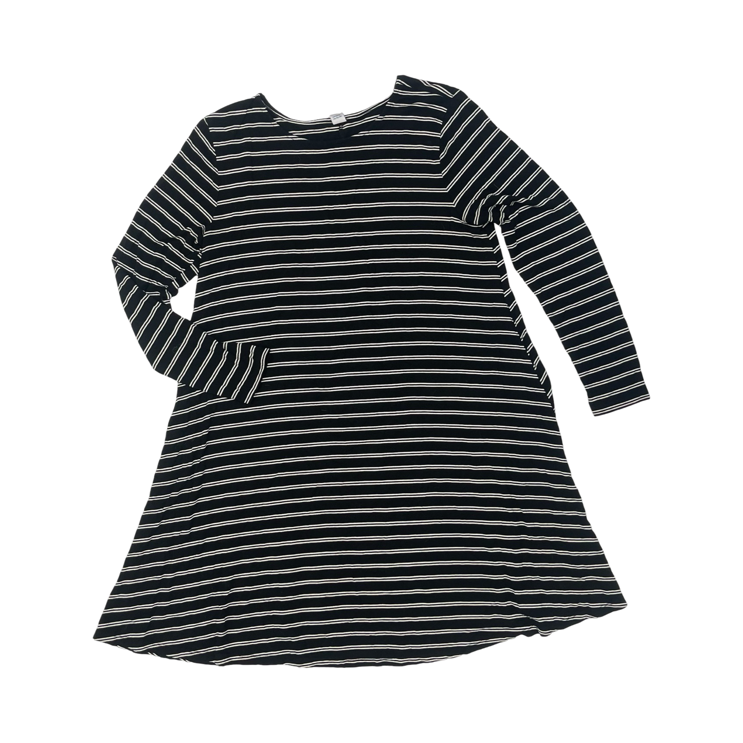 Dress Casual Short By Old Navy In Black & Cream, Size:L