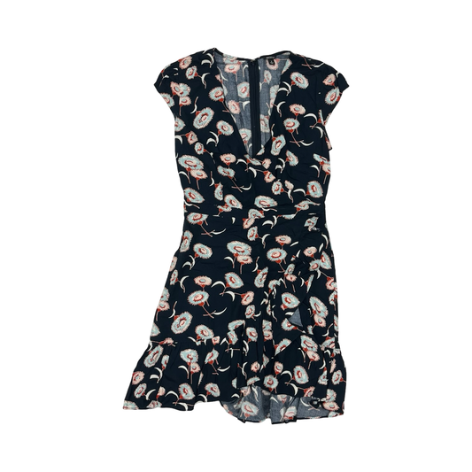 Dress Casual Short By J. Crew In Blue & Brown, Size:2