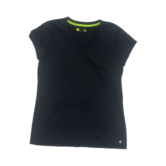 Athletic Top Ss By Xersion In Black, Size:M