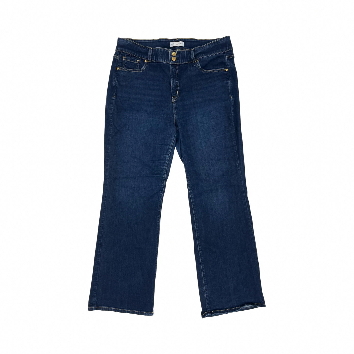 Jeans Straight By Lane Bryant In Blue Denim, Size:20
