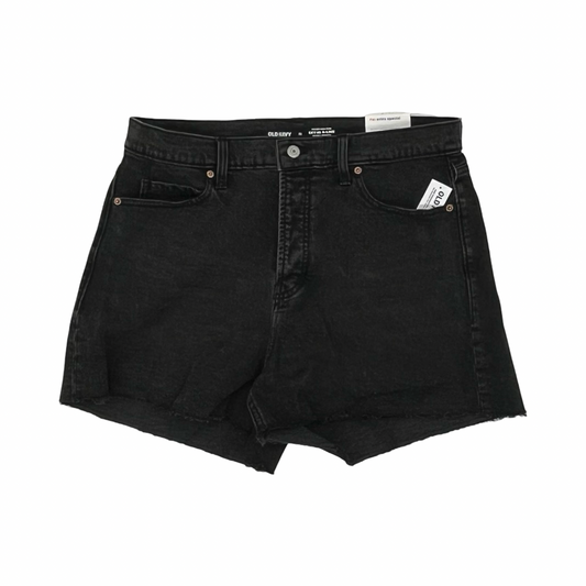 Shorts By Old Navy In Black Denim, Size:14