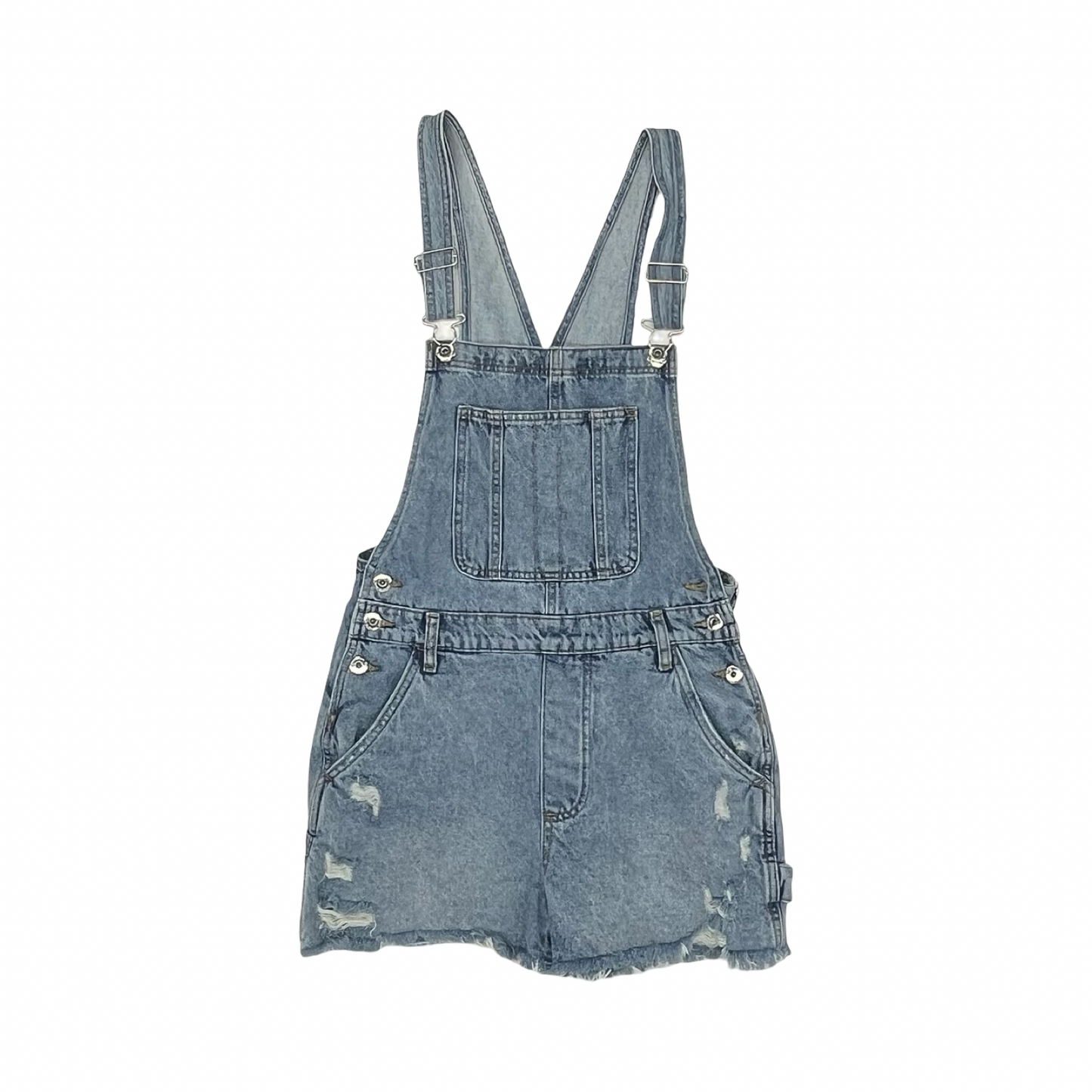 Shortalls By Cotton On In Blue Denim, Size:6