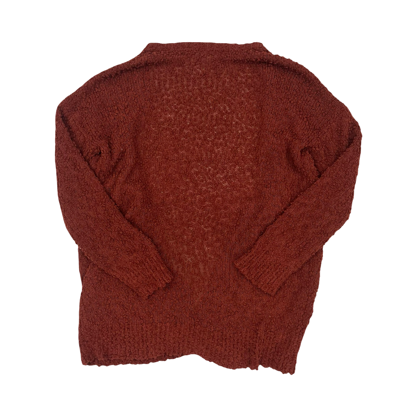 Sweater Cardigan By Zenana In Orange, Size:L