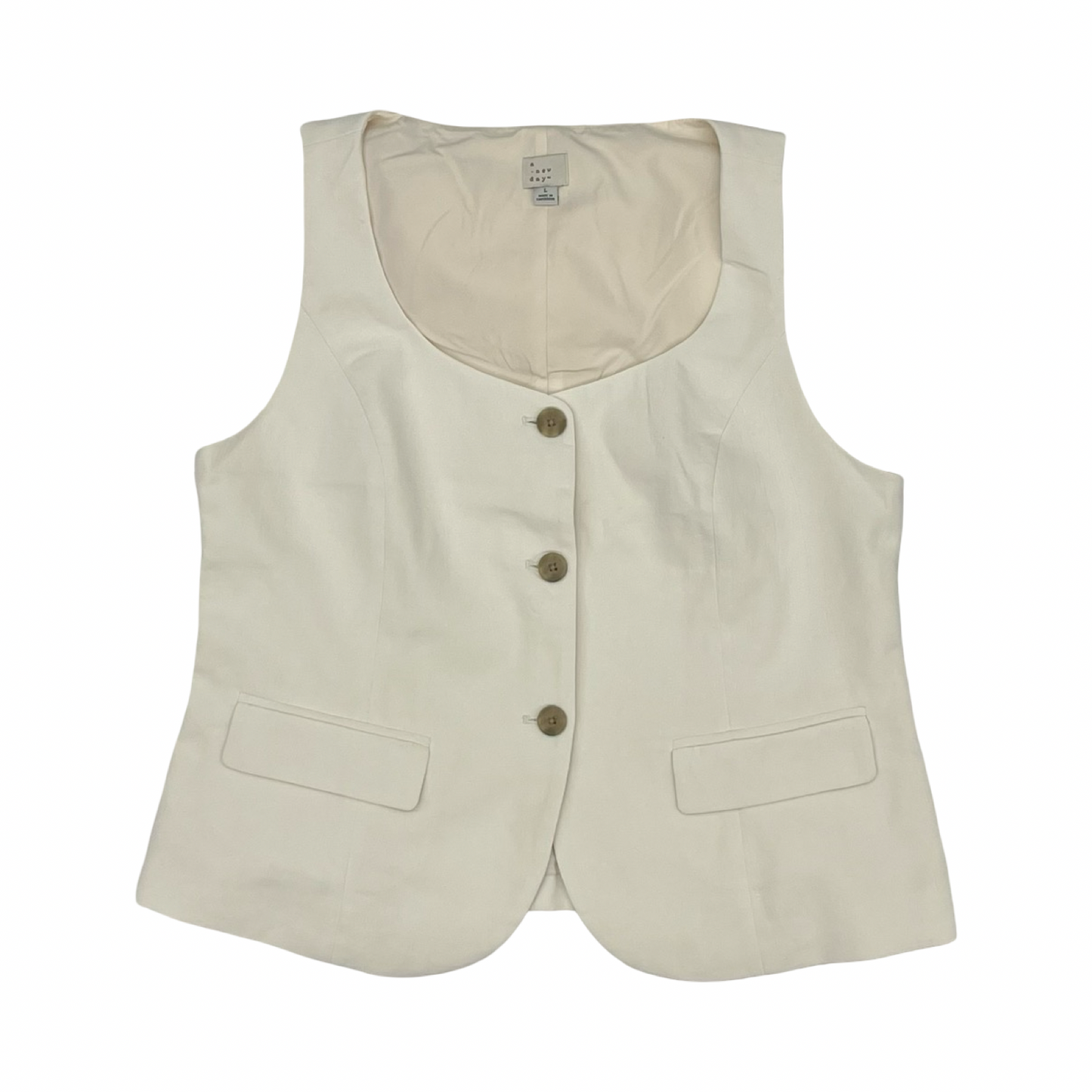 Vest Other By A New Day In Tan, Size:L