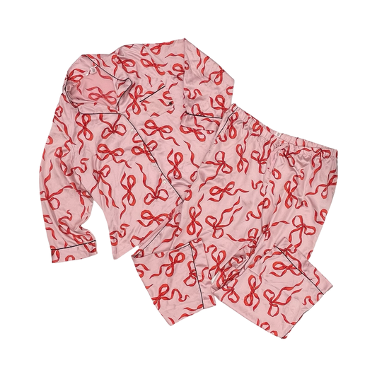 Pajamas 2Pc By Victorias Secret In Pink & Red, Size:2X