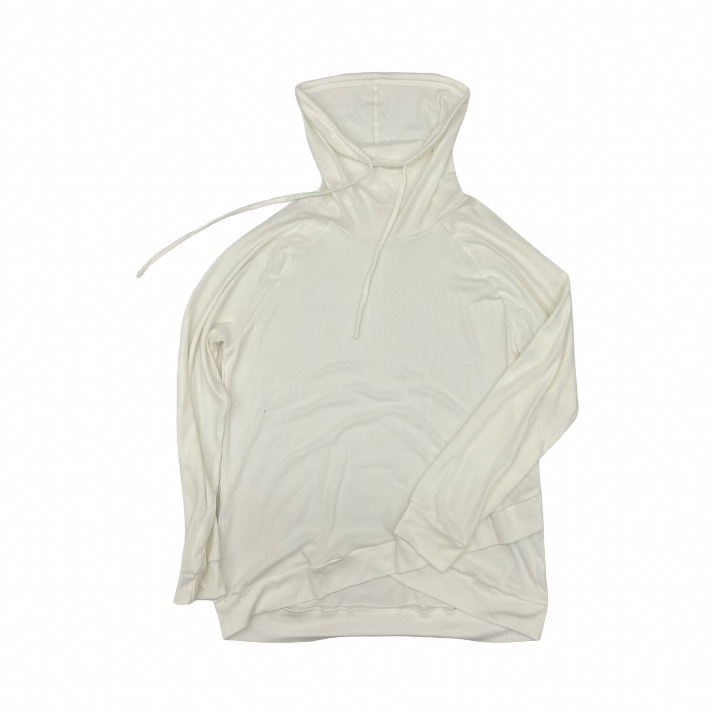 Sweatshirt Collar By Clothes Mentor In Cream, Size:L