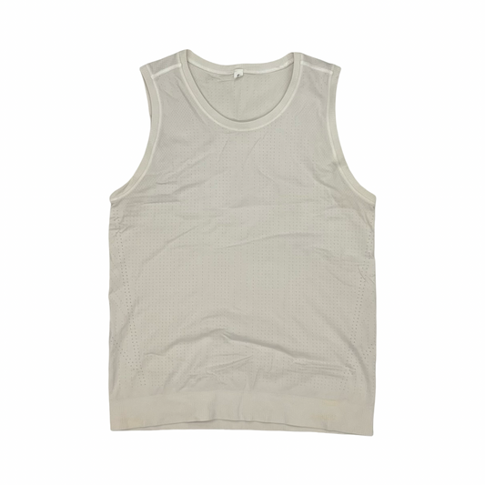 Athletic Tank Top By Athleta In Cream, Size:M