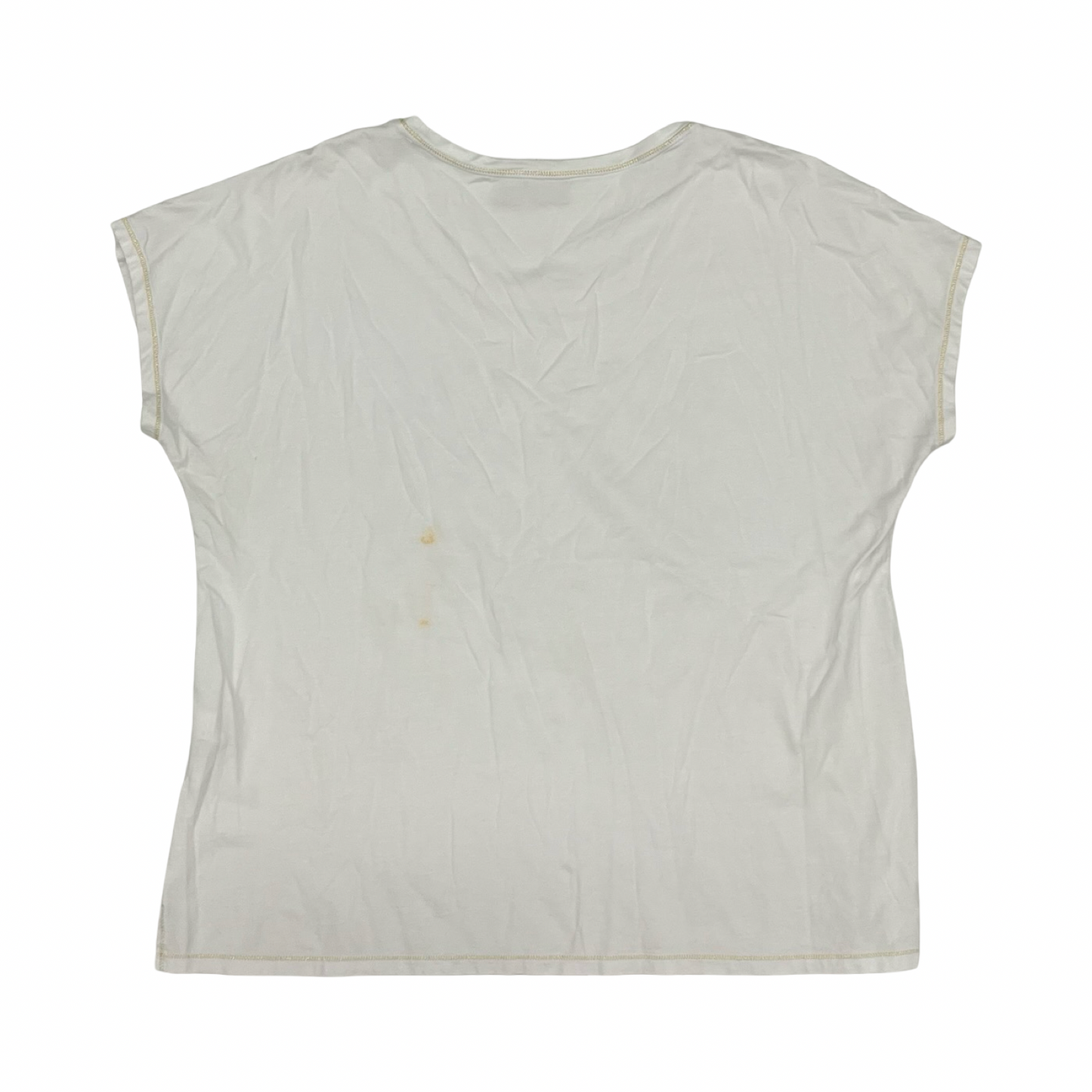 Top Ss By Chicos In Gold & White, Size:Xl