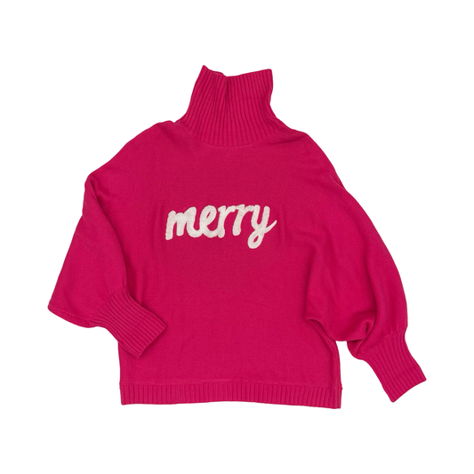 Sweater By Clothes Mentor In Pink, Size:Xl