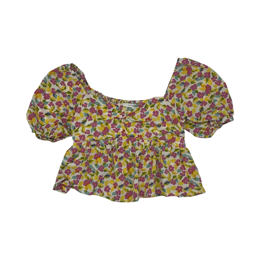 Blouse Ss By Lush In Floral Print, Size:S
