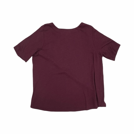 Top Ss By J. Jill In Maroon, Size:Xl