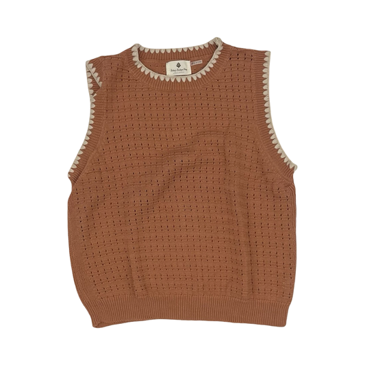 Top Sleeveless By Betseys Boutique Shop In Orange, Size:Xl