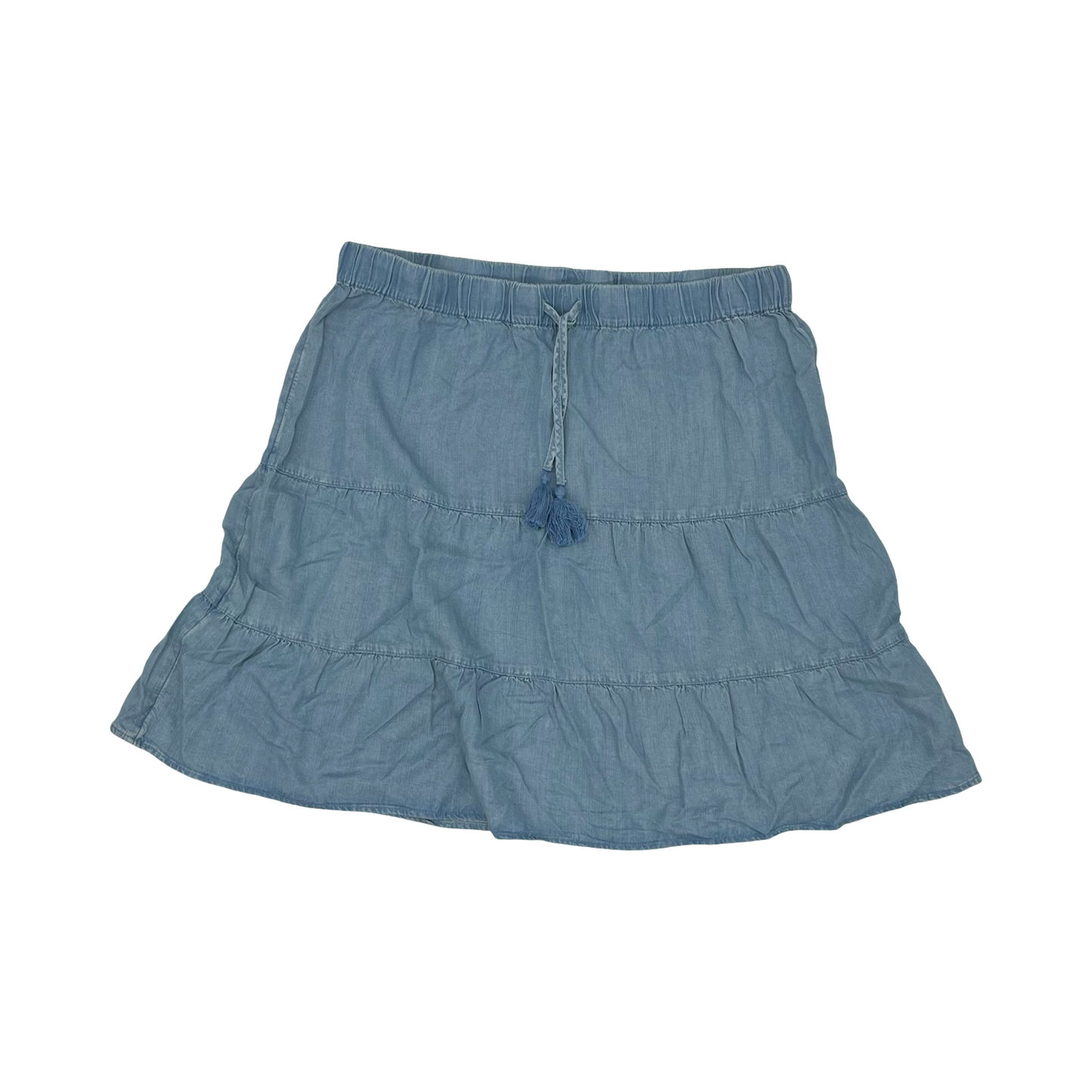 Skirt Mini & Short By J. Jill In Blue Denim, Size:M